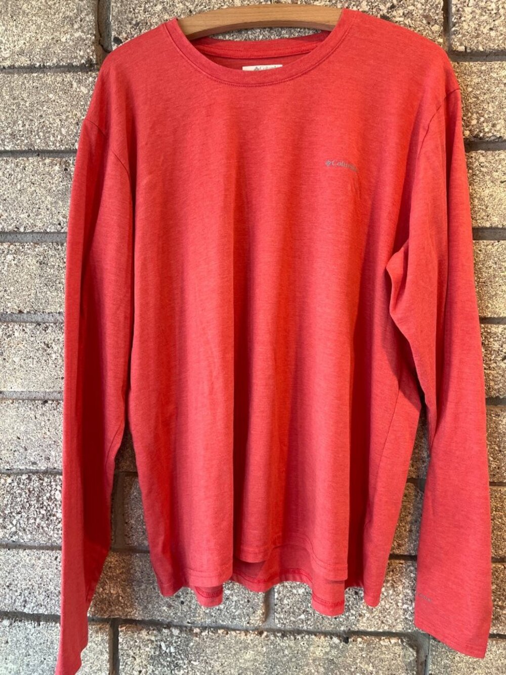 Columbia Sportswear Red Long Sleeve Crewneck Shirt XXL